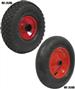 Roue gonflable - Jante acier - Alésage 25mm - 150kg - 26306 26308